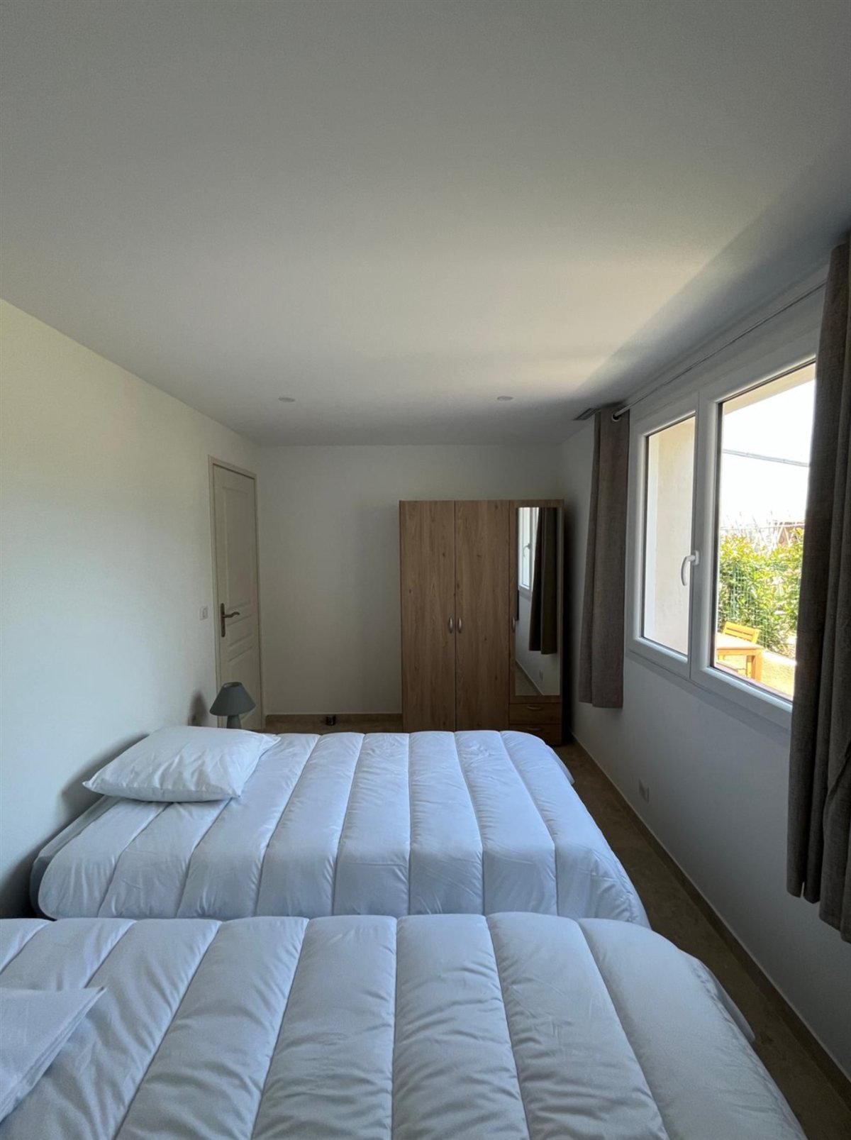 La seconde chambre du Mercantour avec deux lits simples
