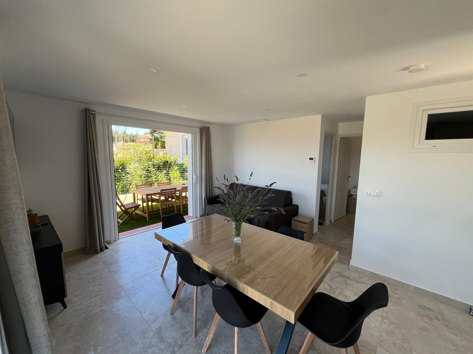 Le séjour de l'appartement Le Mercantour
